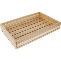 Olympia Low Sided Wooden Crate Storage Box