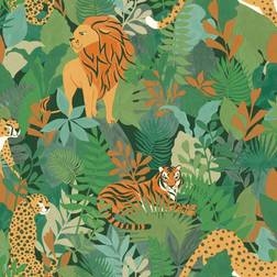 Holden Animal Kingdom Green Wallpaper wilko