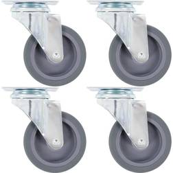 vidaXL 8 pcs Swivel Casters 75 mm