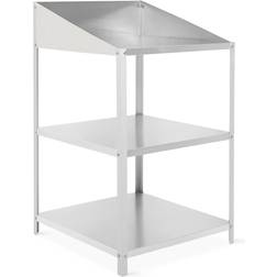 Växthushylla 56x56x92 Silver