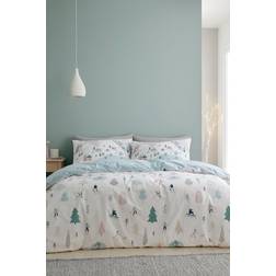 Bianca Linens Winter Fun Christmas Duvet Cover White