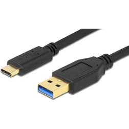 DeLock USB-kabel USB-C A han - USB