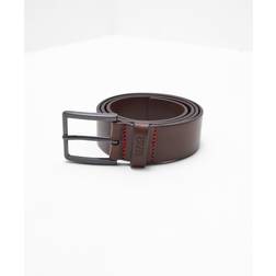 HUGO BOSS Gionio Riem Van Leer - Donkerbruin