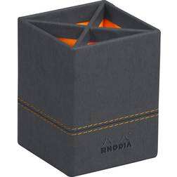 Rhodiarama Pencil holder Titanium 8x8x11