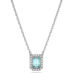 Swarovski Ladies Millenia Rhodium Plated Octagon Necklace 5640289