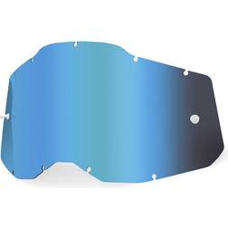 100% Cristal de Repuesto Gafas Off-Road Racecraft 2 Accuri 2 Strata 2 Azul Espejado