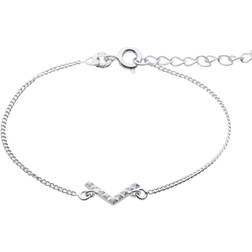 Nordahl Andersen Rhodinerat silverarmband willow