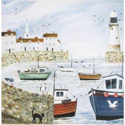 Art for the Home the Home Harbourside Lighthouse Printed Framed Art