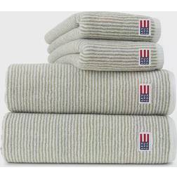 Lexington Original Vintage Bath Towel White, Green (50x30cm)