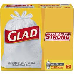 Glad Tall Kitchen Quick-Tie® Trash Bags 13 Trash