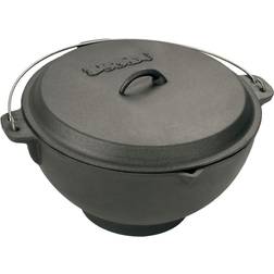 Bayou Classic Jambalaya Pre-seasoned Cast Iron with lid 3 gal 14.75 "