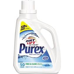 Purex Free And Clear Liquid Laundry Detergent, Unscented, 75