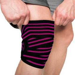 C.P. Sports Knee Wraps 2 m Black Pink