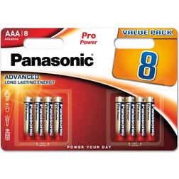 Panasonic Paristo Pro Power AAA LR03PPG, 8kpl/pkt