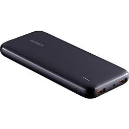 Aukey Basix Slim Powerbank Sort 10000 mAh