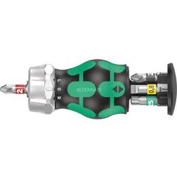 Wera Kraftform Kompakt Stubby magazine 2. 6 pieces Bitsskruetrækker