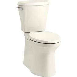 Kohler Betello ContinousClean XT two-piece elongated toilet with skirted trapway, 1.28 gpf