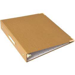 + Hazel Medallion Bookcloth Signature 3-Ring Binder