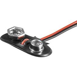 Pro 1x 9V Block battery holder