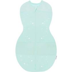 Happiest Baby SleepeaÂ 5-Second Swaddle Teal Stars Medium