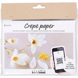 Creativ Company Mini DIY Kit Crepepapir, Magnoliagren, Stræk/crepe: 180% 105 g, 1 sæt