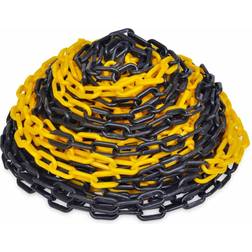 vidaXL Catena Sicurezza Traffico 30 m Plastica Giallo/Nero