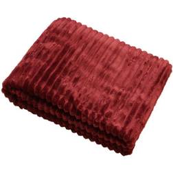 Nina Royal Pläd Fleece Baloo Filt Röd, Blå, Guld (170x130cm)