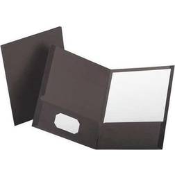 Oxford Linen Finish Twin Pocket Folders, 100-sheet Capacity, 11 X