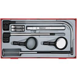 Teng Tools TTTM08 8-delars inspektionssats inneh. gripverktyg med lampa