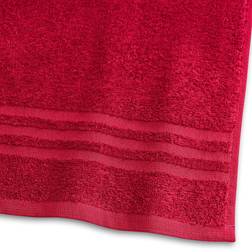 Borganäs Handduk Frotté Basic Badlakan Röd (150x90cm)