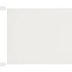 Be Basic Lodret Markise 60 x 270 cm Oxfordstof Hvid
