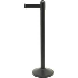 Securit Pied Pour Poteau Rétractable Corde Nylon Noire 100 cm (Corde 210 cm)