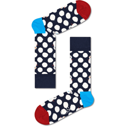 Happy Socks Big Dot Snowman Gift Box, Navy/white