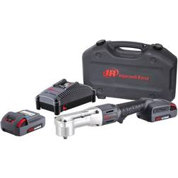 Ingersoll Rand W5330 20V 3/8" Cordless Right Angle Tool, Kit with tool/charger/case/2 batteries