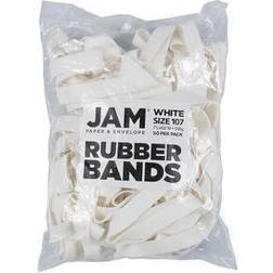 Jam Paper Colored Rubber Bands, #107, 50/Pack 333107RBWH