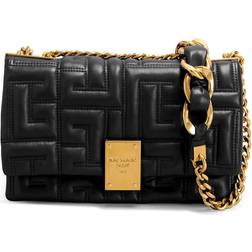 Balmain Small-sized quilted leather 1945 Soft bag one size