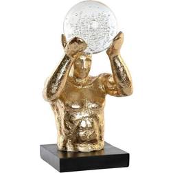 Dkd Home Decor Black Golden Resin Men Modern 17 Figurine