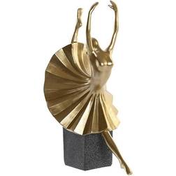 Dkd Home Decor Black Golden Resin Modern Figurine