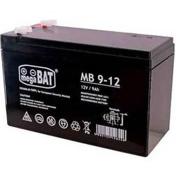 MPL POWER ELEKTRO MPL megaBAT MB 9-12 UPS battery Lead-acid accumulator VRLA AGM Maintenance-free 12 V 9 Ah Black