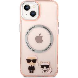 Karl Lagerfeld Hard Cover And Choupette MagSafe Pink KLHMP14MHKCP
