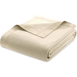 Sleep Philosophy True North Microfleece Full/queen Blankets Natural, Beige