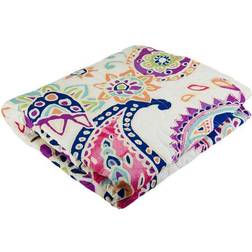 Donna Sharp Cali Bedding Collection Blankets Purple, Blue, Gold, Orange, Pink