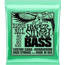 Ernie Ball Hyper Slinky Nickel Wound Electric Bass Strings 40-100