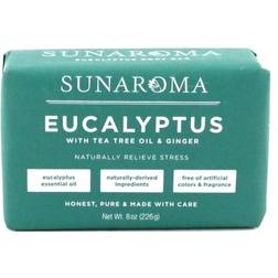 Sunaroma Soap Bar Eucalyptus With Tea Tree + Ginger 8