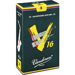 Vandoren V16 Alto Saxophone Reeds 2.5 10 Pack