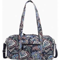 Vera Bradley Cotton Small Travel Duffel Bag Blue One Size