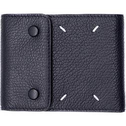 Maison Margiela Bifold Wallet with Snap Closure - Black