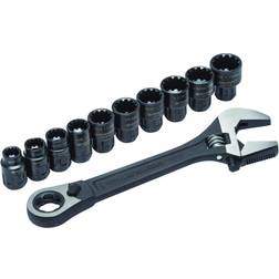 Crescent CRECPTAW8 X6 Pass-Thru Adjustable Wrench Set Adjustable Wrench