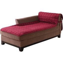 Sure Fit Deluxe Armless Loose Sofa Cover Red (165.1x88.9cm)