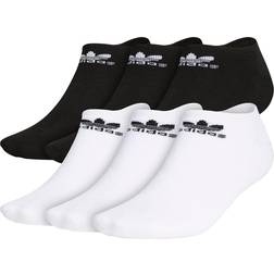 Adidas Originals Trefoil No-Show Socks 6-pack - White